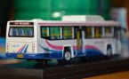 1:76 Scale White Rv-model GuangZhou City Bus Model