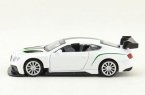 Kids 1:43 Scale White Diecast Bentley Continental GT3 Toy