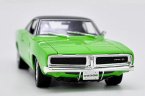 1:18 Scale Green MaiSto Diecast 1969 Dodge Charger R/T Model