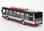 1:64 Scale Red NO.649 Diecast Foton BJ6123 City Bus Model