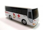 Kids Mini Scale White TOMY Blood Donation ISUZU Bus Toy