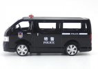 1:32 Scale Black Police Kids Diecast Toyota Hiace Toy