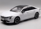 White 1:18 Scale Diecast 2023 Peugeot 508L Car Model