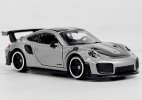 1:64 Scale Silver Bburago Diecast 2018 Porsche 911 GT2 RS Model