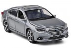 Kids 1:32 Scale Silver / Gray / Blue Diecast Subaru Legacy Toy