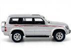 1:64 Scale Silver Diecast 1998 Nissan Patrol Y61 SUV Model