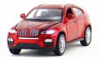 Kids Red / Blue / Purple / White 1:32 Scale Diecast BMW X6 Toy