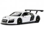 Silver / White 1:24 Scale Diecast Audi R8 LMS Model