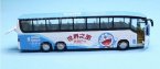 Diecast Blue Doaemon Singledecker Tour Bus Toy