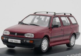 Wine Red 1:43 Scale IXO Diecast 1993 VW Golf Variant Model