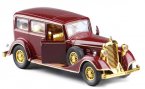 Kid 1:32 Scale Wine Red /Black Diecast Cadillac Vintage Car Toy