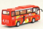 Red Kids Pull-Back Function Diecast Motor Homes Toy