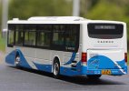 1:43 Scale White-Blue Diecast Daewoo Shanghai City Bus Model