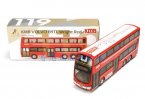 Red Kids Diecast KMB Volvo B9TL Wright Double Decker Bus Toy