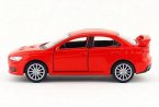 Red Kids 1:36 Scale Diecast Mitsubishi Lancer Evolution X Toy