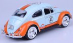 1:24 Blue NO.48 Motormax Diecast 1966 Volkswagen Beetle Model