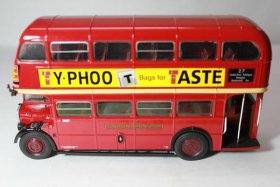 1:50 Scale Red Fashionable Transport Double Decker London Bus