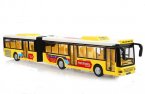 Yellow / Red / White Articulated Design BeiJing City Bus Toy