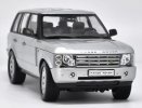 Silver / Black / White 1:18 Scale Diecast Range Rover Model