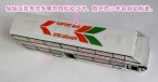 1:32 Scale Kids White Airport Theme Double Decker Bus Toy