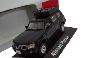 Black / Red 1:43 Baggage Carrier Diecast Nissan Patrol Model