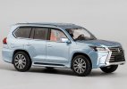 1:64 Scale Blue / Gray / Golden Diecast 2016 Lexus LX570 Model