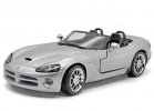 1:18 Silver / Black /Red MaiSto Diecast 2003 Dodge Viper Model