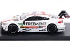 1:43 White NO.34 Diecast Mercedes-Benz C63 AMG DTM Toy