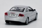 Silver Bburago 1:24 Scale Diecast Volvo C70 Coupe Model