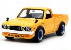 Yellow 1:24 Maisto Diecast 1973 Datsun 620 Pickup Truck Model