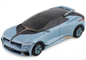 Blue Bburago 1:64 Scale Diecast Voyah i-Cozy Concept Car Model