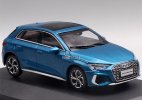 Red / Blue / White 1:43 Scale Diecast Audi A3 Sportback Model