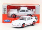 White Kids Welly 1:36 Diecast 1973 Porsche Carrera RS Toy