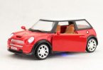 1:32 Scale Kids Red / Yellow / Green Diecast Mini Cooper Toy