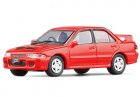 1:64 Red / White Diecast 1993 Mitsubishi Lancer Evolution I Toy