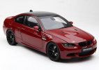 Red / Black 1:18 Scale Kyosho Diecast BMW M3 Coupe E92 Model