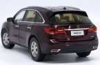 1:18 Wine Red / Silver / White Diecast Honda Acura MDX Model