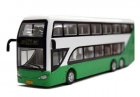 Kids Green /White /Red NO.500 Die-Cast BeiJing Double Decker Bus