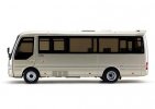 Champagne 1:32 Scale Diecast YuTong T7 Coach Bus Model