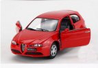 Kids White / Blue / Black / Red Diecast Alfa Romeo 147 GTA Toy