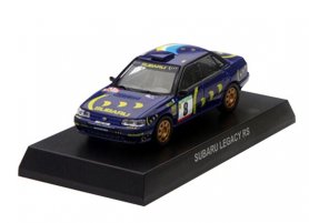 Blue 1:64 Scale KYOSHO NO.8 Diecast Subaru Legacy RS Model