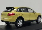 1:43 Scale Yellow Diecast Porsche Cayenne S SUV Model