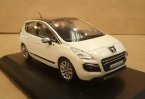 White 1:43 Scale NOREV Diecast Peugeot 3008 HYbrid4 Model