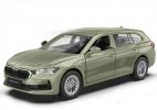 1:43 Scale Blue / Green Kids Diecast Skoda Superb Combi Toy