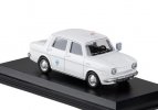 1:43 Scale White Diecast 1962 Simca 1000 Marseille Taxi Toy