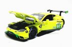 Yellow NO.97 Kids Diecast Aston Martin Vantage GTE Le Mans Toy