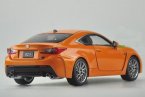 1:18 Scale Orange / Blue / White Diecast Lexus RC F Model