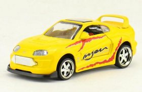 1:32 Scale Yellow Kids Diecast Toyota Supra Toy