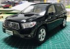 Silver / Black 1:18 Scale Diecast 2009 Toyota Highlander Model