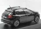 1:43 Scale Black Norev Diecast 2016 Peugeot 2008 SUV Model